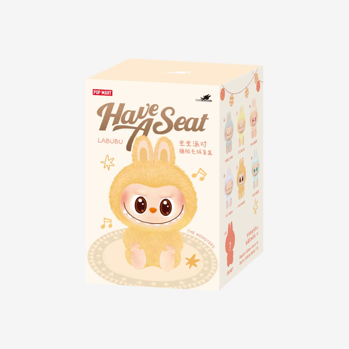Labubu Blind Box- The Monsters Have a Seat Vinyl Plush